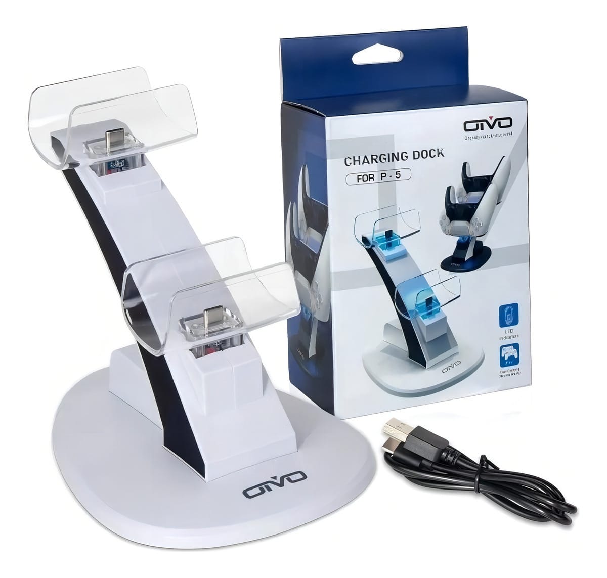 Base de Carga Dual para Controles