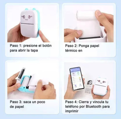 Mini Impresora Térmica Portátil
